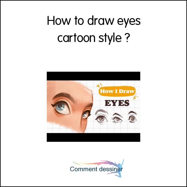 How to draw eyes cartoon style